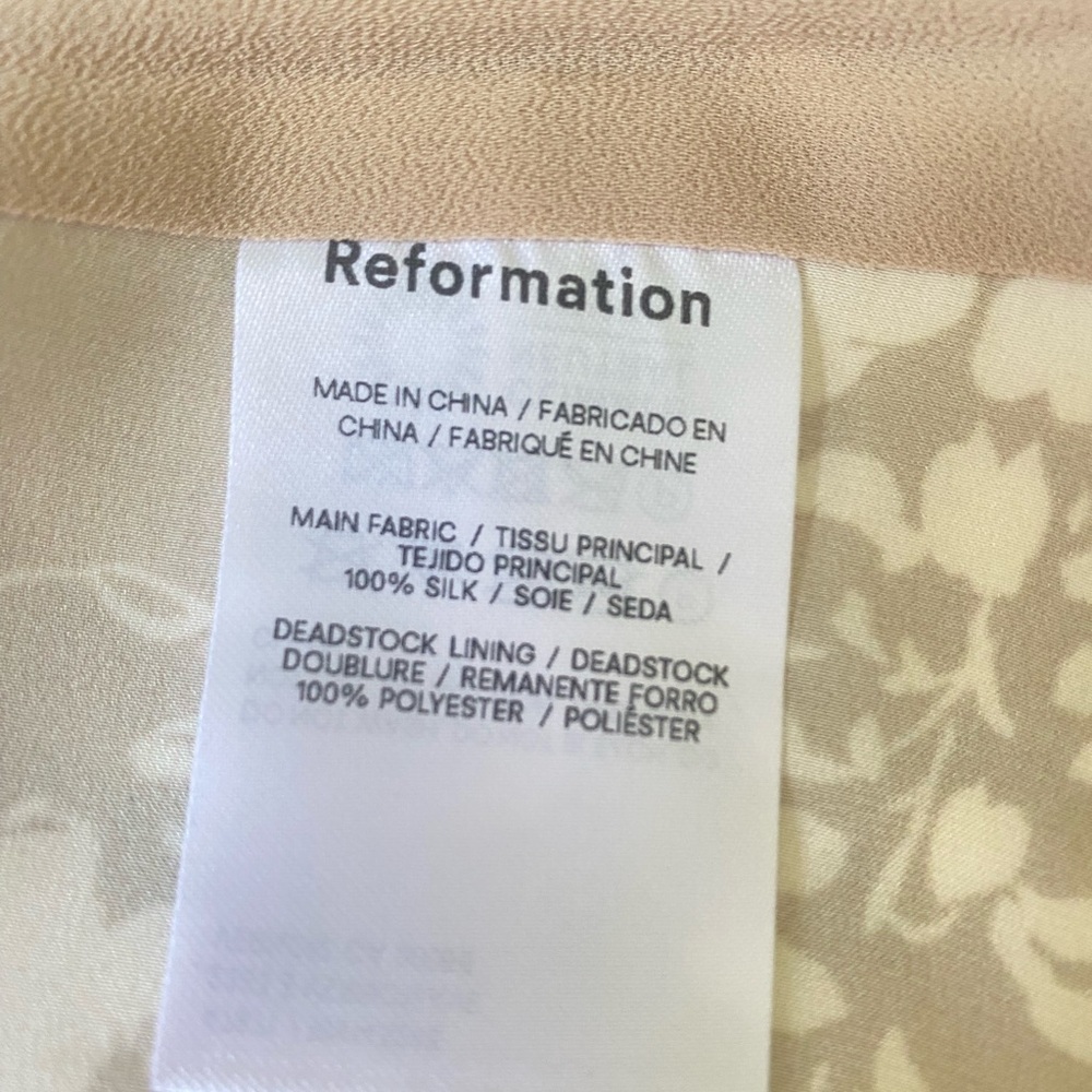 New Reformation Beba Silk Two Pieces Set - Picture 10 of 15